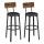 AVEN Bar Stool Brown/Black