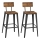 AVEN Bar Stool Brown/Black