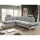AVESTA Left-hand L-shaped Upholstered Corner Sofa Bed with Storage, Grey
