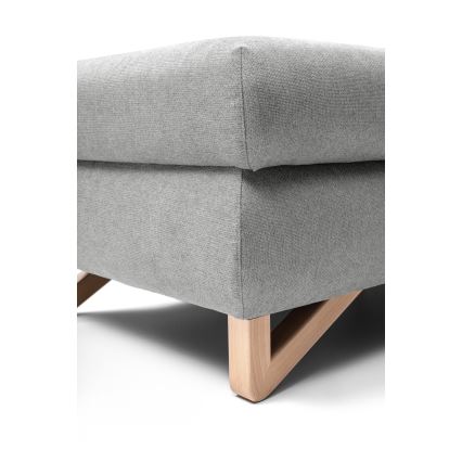 AVESTA Ottoman 63x95 cm gray