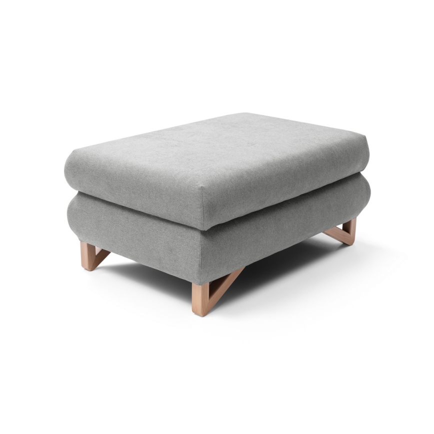 AVESTA Ottoman 63x95 cm gray