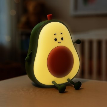 AVOCADO Dimmable Rechargeable Touch LED Night Light for Kids, 1W/5V, 1200 mAh