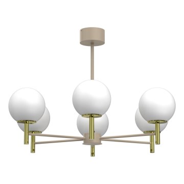 AWINION Rod-Mounted Chandelier 6xE27/15W/230V