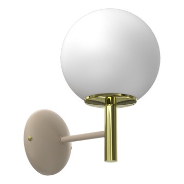 AWINION Wall Light 1xE27/15W/230V Beige/Gold