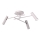 AXION Flush-mount Ceiling Light 3xGU10/8W/230V