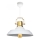 AYD Pendant Light 1xE27/40W/230V White/Gold