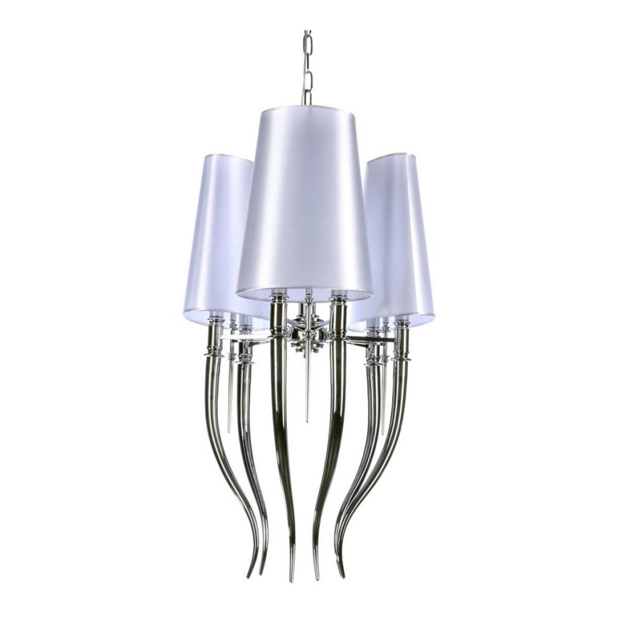 Azzardo AZ0028 - Chandelier on a string DIABLO 6xE14/11W/230V white