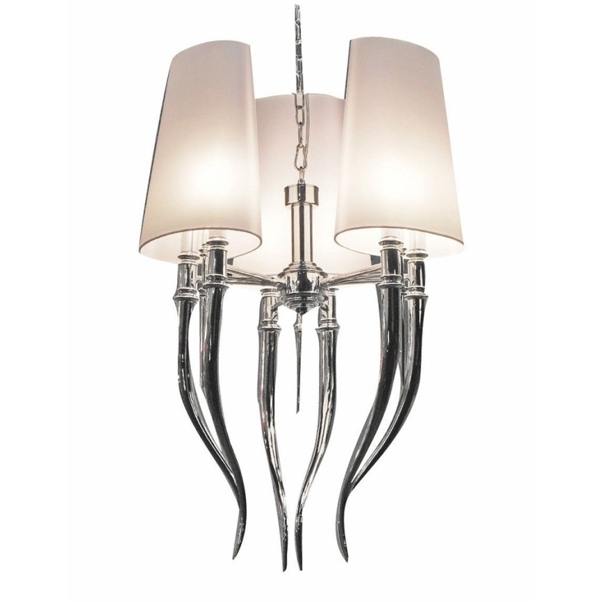 Azzardo AZ0028 - Chandelier on a string DIABLO 6xE14/11W/230V white