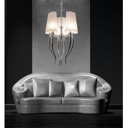 Azzardo AZ0028 - Chandelier on a string DIABLO 6xE14/11W/230V white