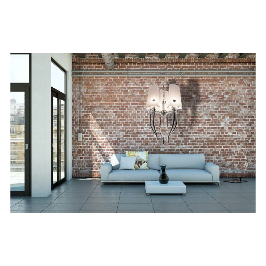 Azzardo AZ0028 - Chandelier on a string DIABLO 6xE14/11W/230V white