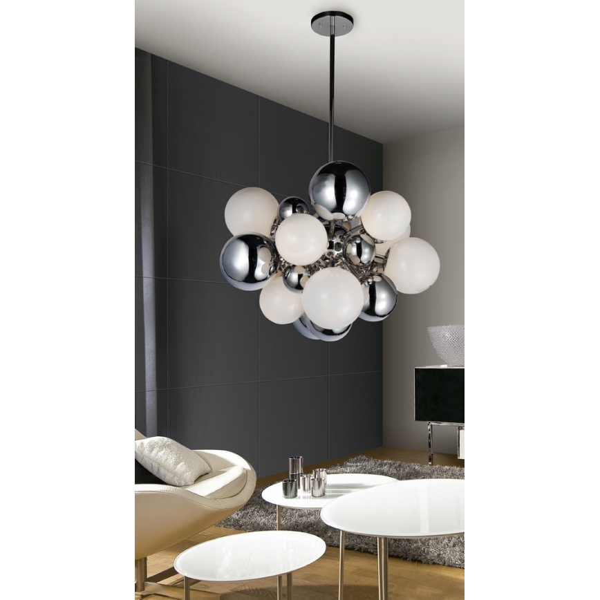 Azzardo AZ0110 - Pendant chandelier NOBLE 10xG4/20W/230V