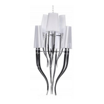 Azzardo AZ0173 - Chandelier on a chain DIABLO 12xE14/11W/230V white