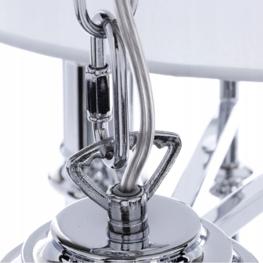 Azzardo AZ0173 - Chandelier on a chain DIABLO 12xE14/11W/230V white