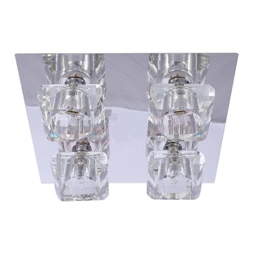 Azzardo AZ0492 - Ceiling light RUBIC 4xG9/40W/230V