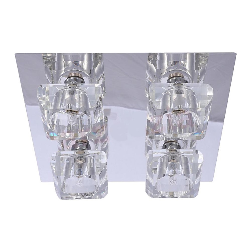 Azzardo AZ0492 - Ceiling light RUBIC 4xG9/40W/230V