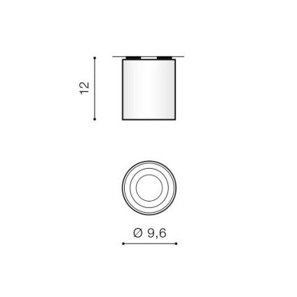 Azzardo AZ0779 - Ceiling light BROSS 1xGU10/50W/230V