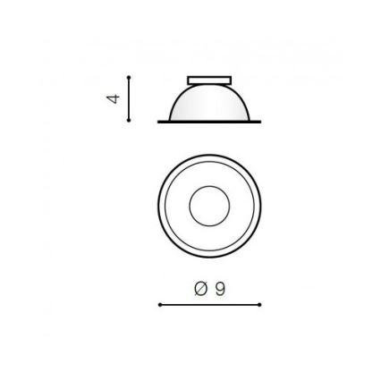 Azzardo AZ0821 - Frame for recessed light REMO