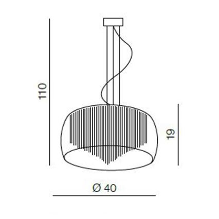 Azzardo AZ0999 - Ceiling light REGO 5xG9/40W/230V