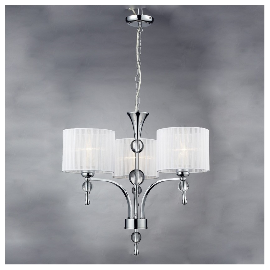 Azzardo AZ1006 - Chandelier on chain IMPRESS 3xE27/60W/230V