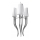 Azzardo AZ1232 - Chandelier on a chain DIABLO 6xE14/11W/230V white