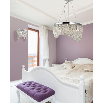 Azzardo AZ1284 - Crystal chandelier on a string CARMEN 6xG9/40W/230V
