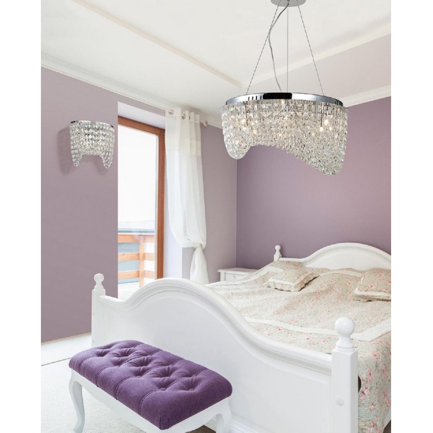 Azzardo AZ1284 - Crystal chandelier on a string CARMEN 6xG9/40W/230V