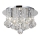 Azzardo AZ1285 - Crystal ceiling light BOLLA 3xG9/40W/230V