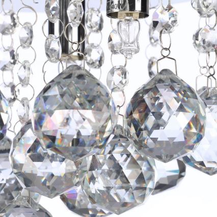 Azzardo AZ1285 - Crystal ceiling light BOLLA 3xG9/40W/230V