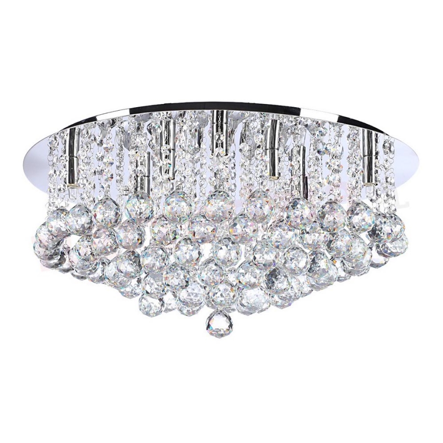 Azzardo AZ1288 - Crystal ceiling light BOLLA 10xG9/40W/230V
