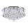 Azzardo AZ1288 - Crystal ceiling light BOLLA 10xG9/40W/230V