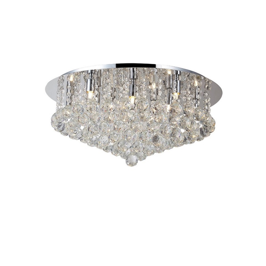 Azzardo AZ1288 - Crystal ceiling light BOLLA 10xG9/40W/230V