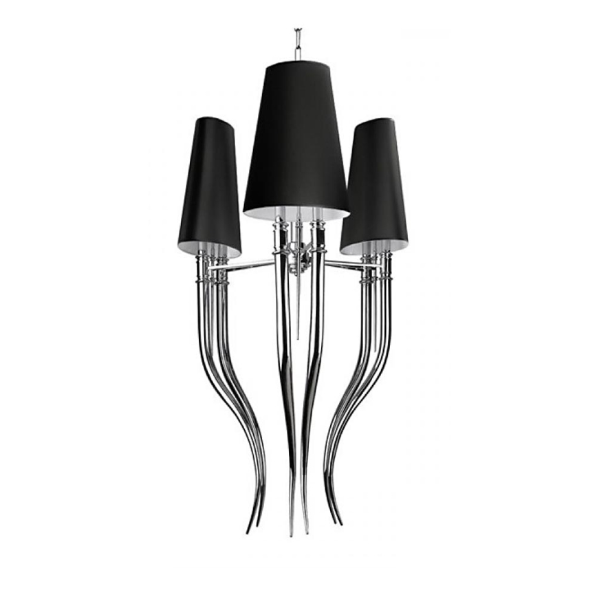 Azzardo AZ1344 - Chandelier on a chain DIABLO 6xE14/11W/230V black