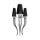 Azzardo AZ1344 - Chandelier on a chain DIABLO 6xE14/11W/230V black