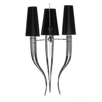 Azzardo AZ1344 - Chandelier on a chain DIABLO 6xE14/11W/230V black