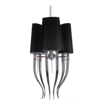 Azzardo AZ1345 - Chandelier on a chain DIABLO 6xE14/11W/230V black