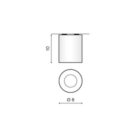 Azzardo AZ1360 - Outdoor ceiling light ARO 1xGU10/50W/230V IP54