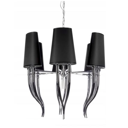 Azzardo AZ1390 - Chandelier on a chain DIABLO 12xE14/11W/230V black