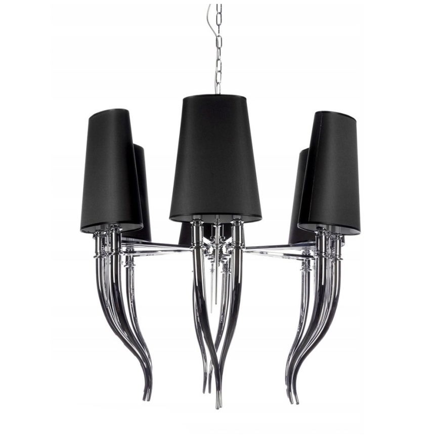 Azzardo AZ1390 - Chandelier on a chain DIABLO 12xE14/11W/230V black