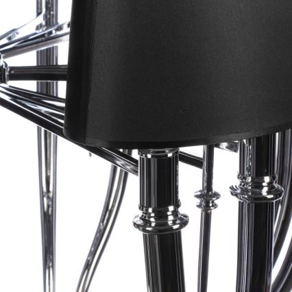 Azzardo AZ1390 - Chandelier on a chain DIABLO 12xE14/11W/230V black