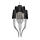 Azzardo AZ1417 - Chandelier on a chain DIABLO 12xE14/11W/230V black