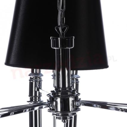 Azzardo AZ1417 - Chandelier on a chain DIABLO 12xE14/11W/230V black