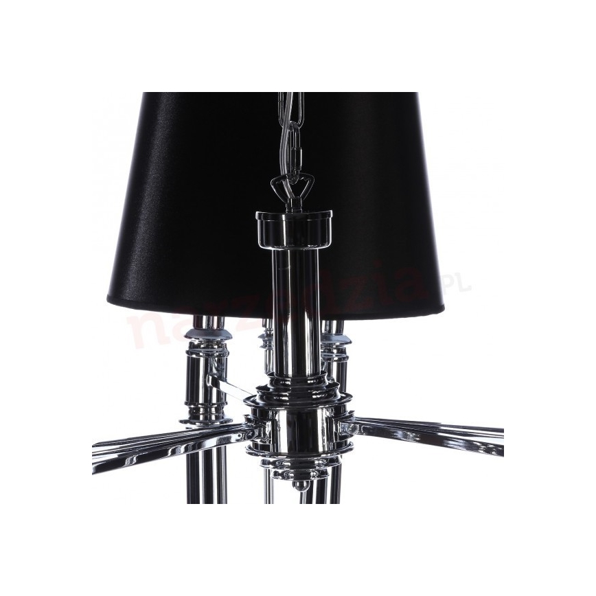 Azzardo AZ1417 - Chandelier on a chain DIABLO 12xE14/11W/230V black