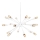 Azzardo AZ1658 - Pendant chandelier ORBIT 18xE27/60W/230V