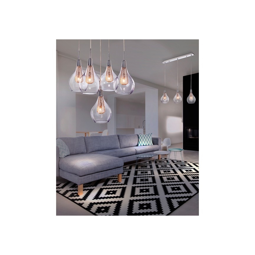 Azzardo AZ1689 - Chandelier on a string ELEKTRA 3xG9/40W/230V