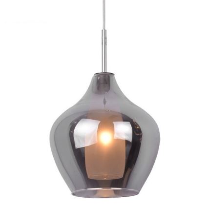 Azzardo AZ2148 - Chandelier on a string AMBER MILANO 1xG9/40W/230V