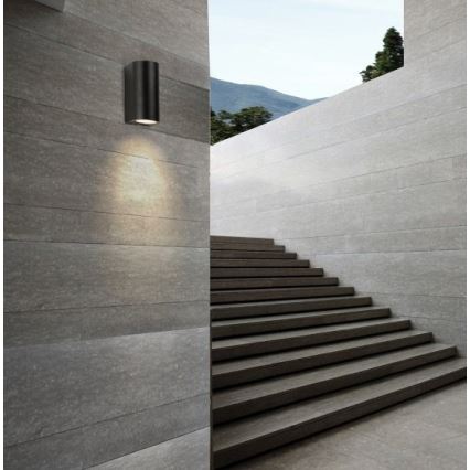 Azzardo AZ2176 - Outdoor wall light RIMINI 1xGU10/35W/230V IP54