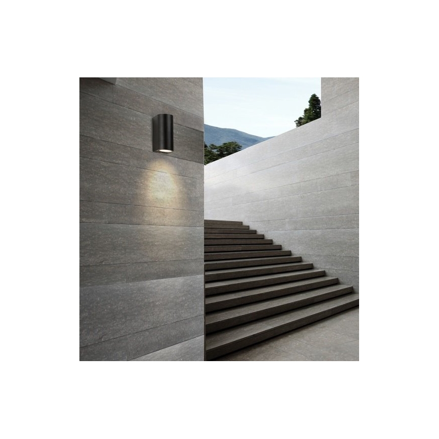 Azzardo AZ2176 - Outdoor wall light RIMINI 1xGU10/35W/230V IP54