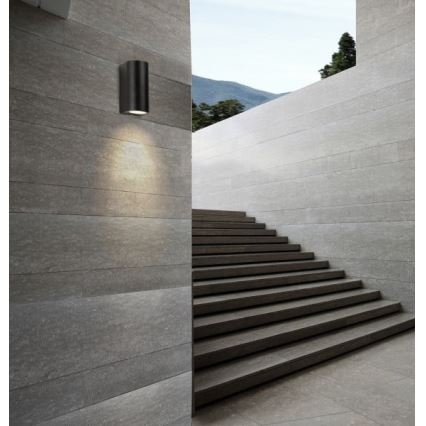Azzardo AZ2178 - Outdoor wall light RIMINI 2xGU10/35W/230V IP54