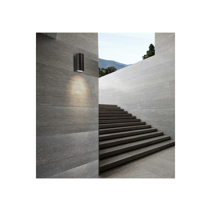 Azzardo AZ2178 - Outdoor wall light RIMINI 2xGU10/35W/230V IP54