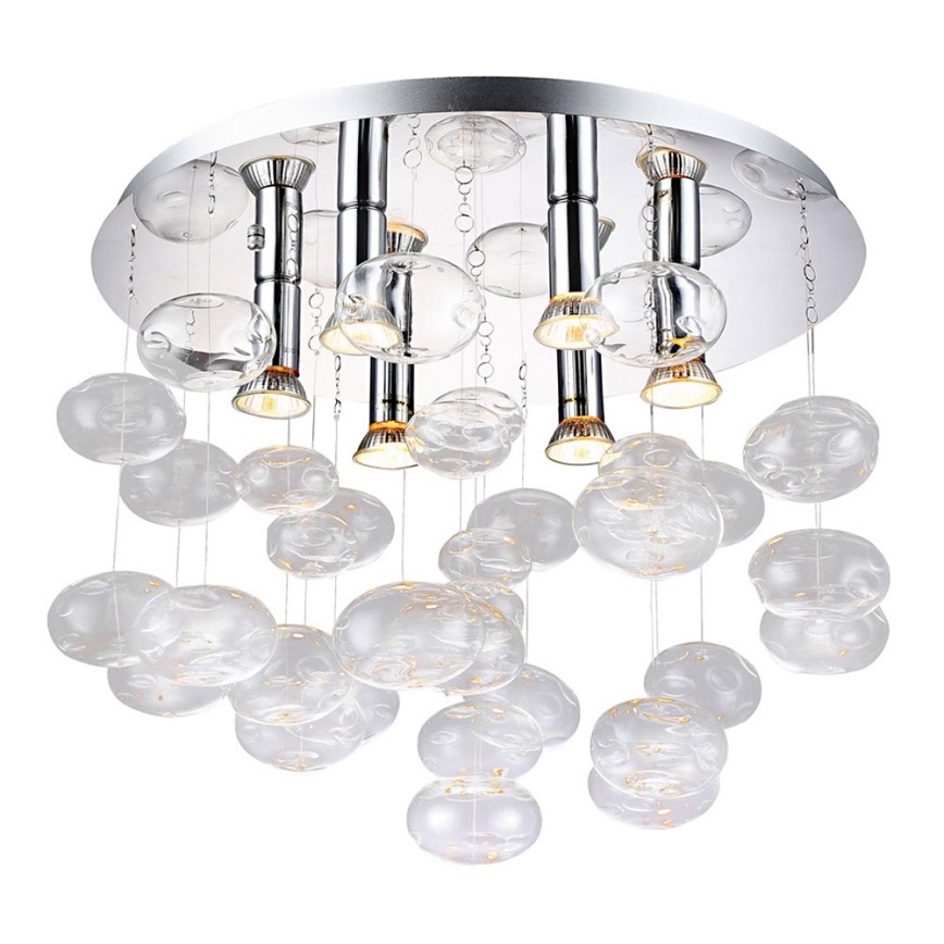 Azzardo AZ2572 - Ceiling light LUVIA 6xGU10/40W/230V